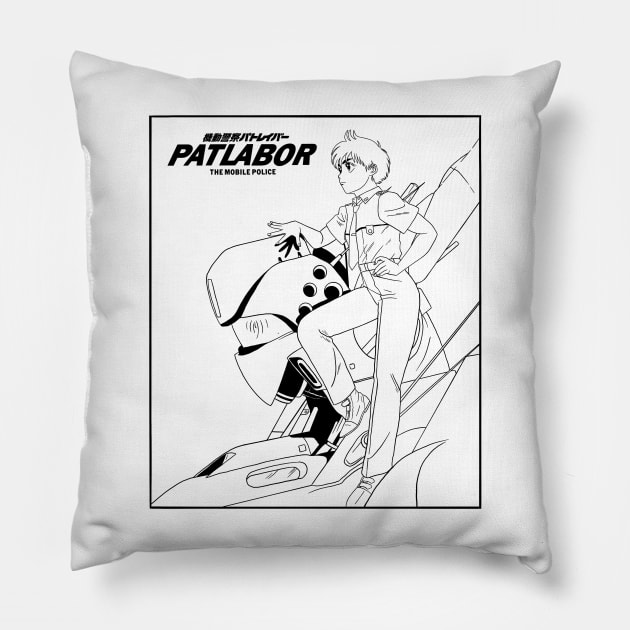 PATLABOR MOBILE POLICE Pillow by NOONA RECORD