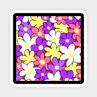 flowers pattern Magnet