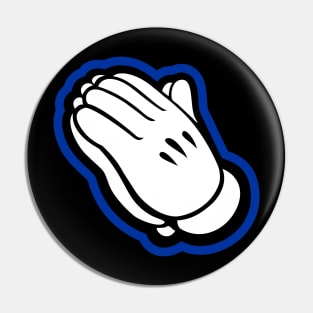 Praying hands-royal Pin