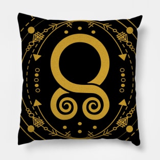 The Troll Cross | Norse Pagan Symbol Pillow