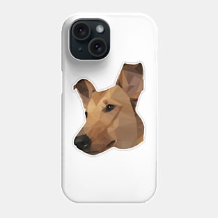 Shorthair Collie Low Poly Phone Case