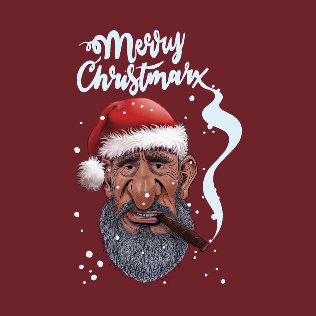 Merry Christmarx- Christmas Message From Fidel Castro by IceTees
