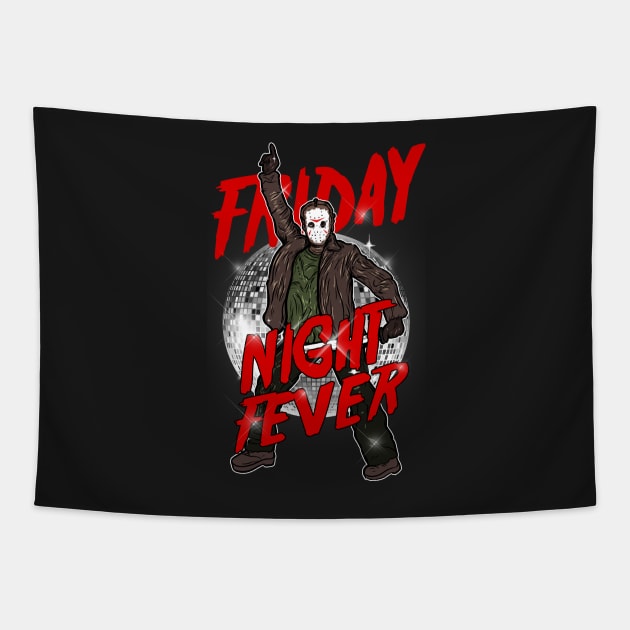 Friday Night Fever Tapestry by absolemstudio