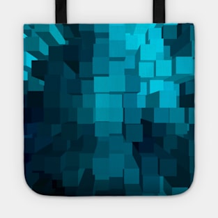 Blue Cubes Tote