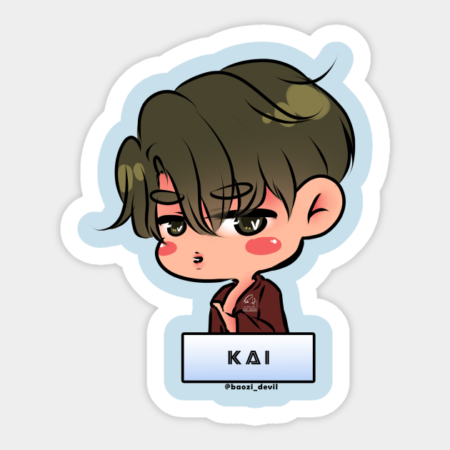 kai exo sticker teepublic
