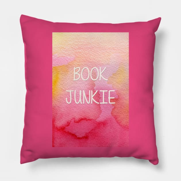 Book Junkie Pillow by alexbookpages