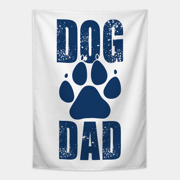 Dog Dad - Dog Lover Tapestry by art_by_suzie