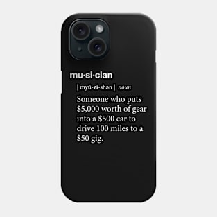 Musician definition Phone Case