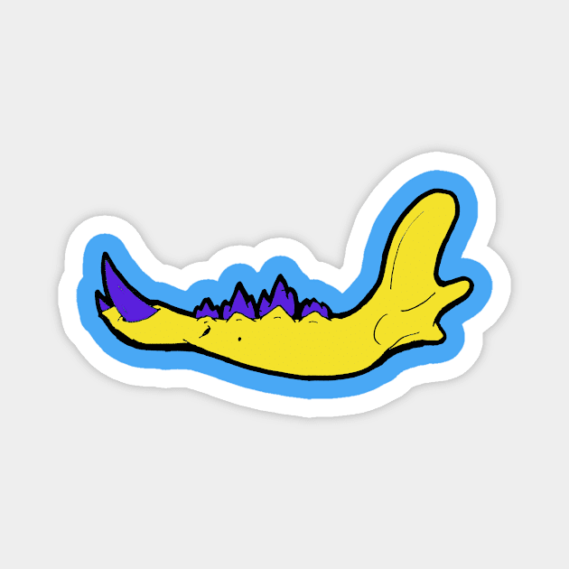 Jawbone (Yellow) Magnet by Durvin