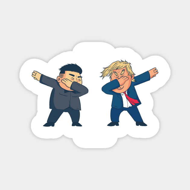 Witziges trump und kim jong-un peace shirt Magnet by A&P