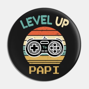 Leveled Up To Papi, New Dad Gift, Pregnancy Announcement, Dad To Be, Future Dad, First Baby, Gaming Papi Gift Idea Pin