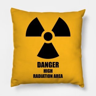 Danger: High Radiation Area Pillow
