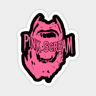 Pink scream Magnet