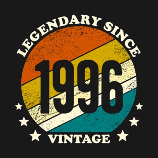 Legendary since 1996 vintage birth year gift T-Shirt