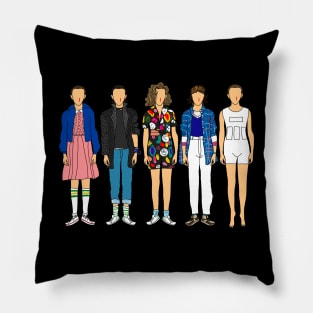 Stranger Thing Eleven Outfits Pillow