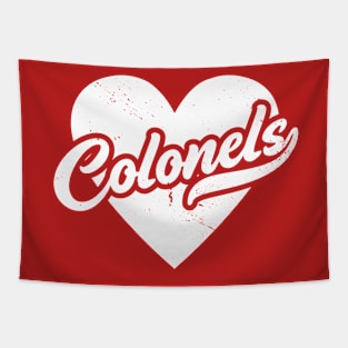 Vintage Colonels School Spirit // High School Football Mascot // Go Colonels Tapestry