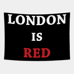 London Is Red Tapestry