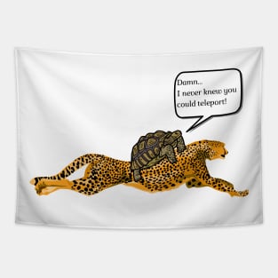 Fast & Slow: the Cheetah & the Tortoise Tapestry