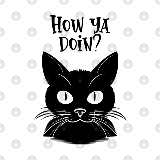 how ya doin, black cat by KHWD