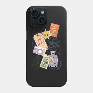 I Love To Travel Phone Case