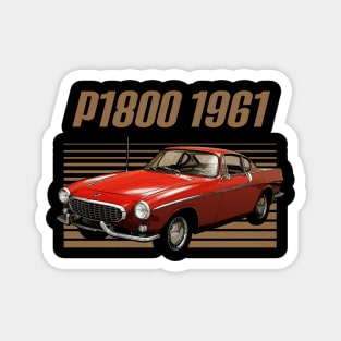 Volvo P1800 1961 Awesome Automobile Magnet