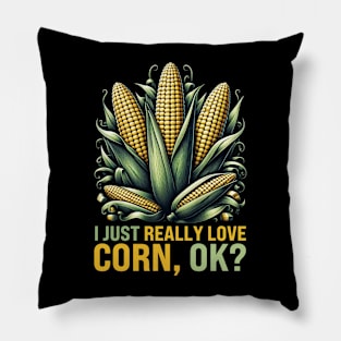 I Love Corn Pillow