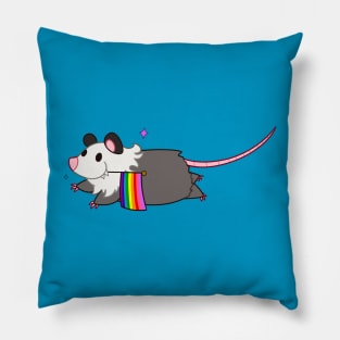 This possum is cheering you on! Pillow