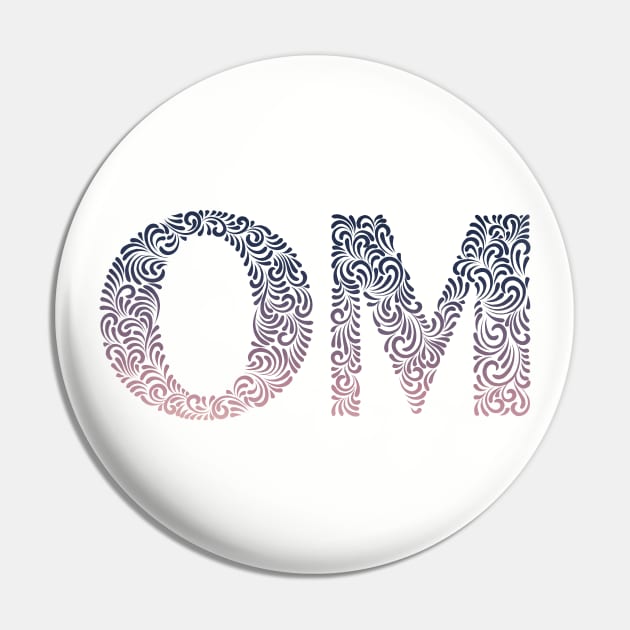 OM MANTRA Pin by EdsTshirts