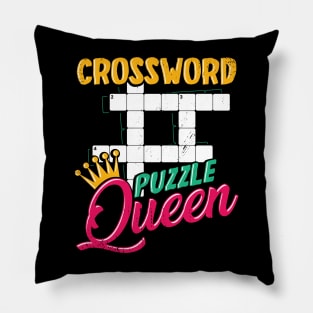 Crossword Puzzle Queen Gift Pillow