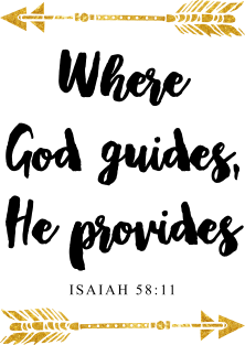 Isaiah 58:11 Bible Verse Magnet