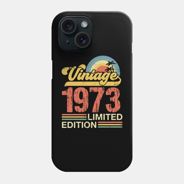 Retro vintage 1973 limited edition Phone Case by Crafty Pirate 