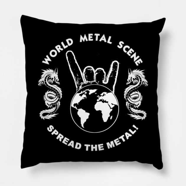 World Metal Scene Pillow by WMS2018