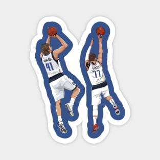 Luka Doncic x Dirk Nowitzki Magnet