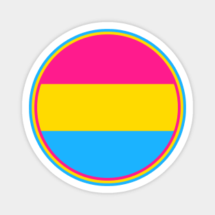 Pan Pride Circle Magnet