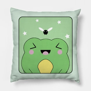 Dreaming Frog Among the Stars Pillow