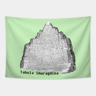 Emerald Tablet Tabula Smaragdina Hermetic Occult Alchemy Tapestry