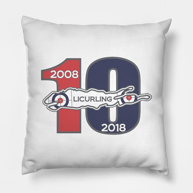 LICC 10 Years 2008-2018 Pillow by licurling