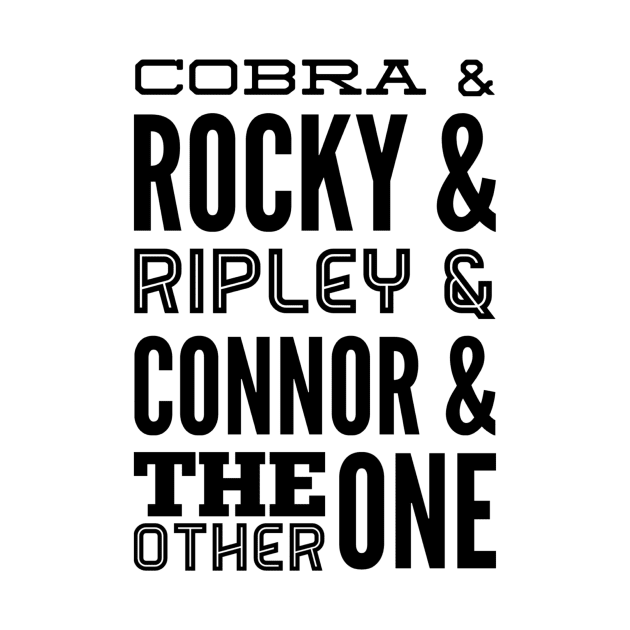 Cobra, Rocky, Ripley, Connor and The Other One (Rex’s Raptors) by Tdjacks1