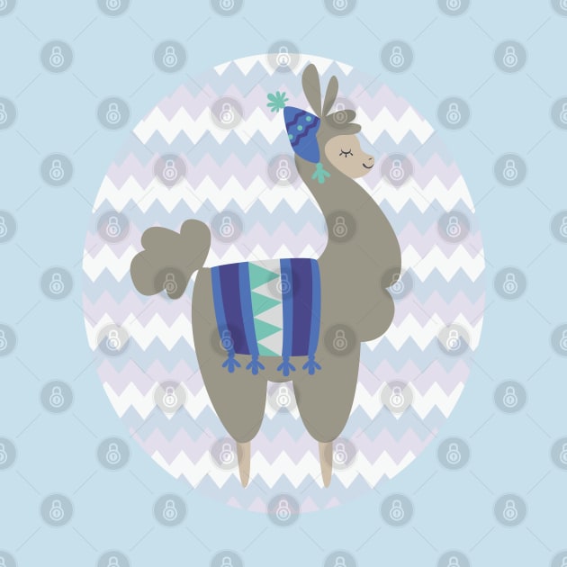 Winter Llama by aglomeradesign