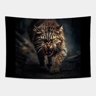 Rambo Cat Tapestry