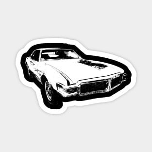 Oldsmobile Toronado 1968 American classic car monoblock Magnet