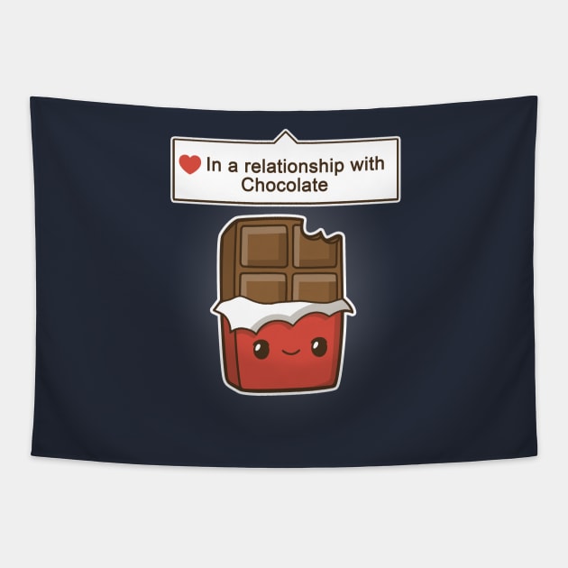 Chocolate relationship status Tapestry by NemiMakeit