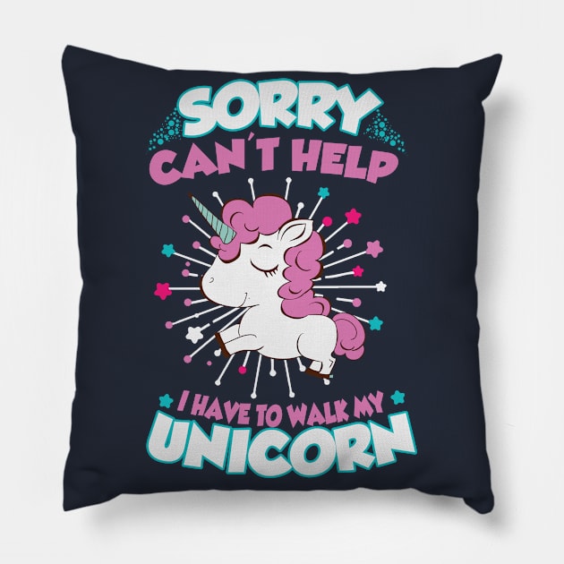 I have to walk my unicorn Pillow by nektarinchen