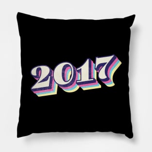 2017 Birthday Year Pillow