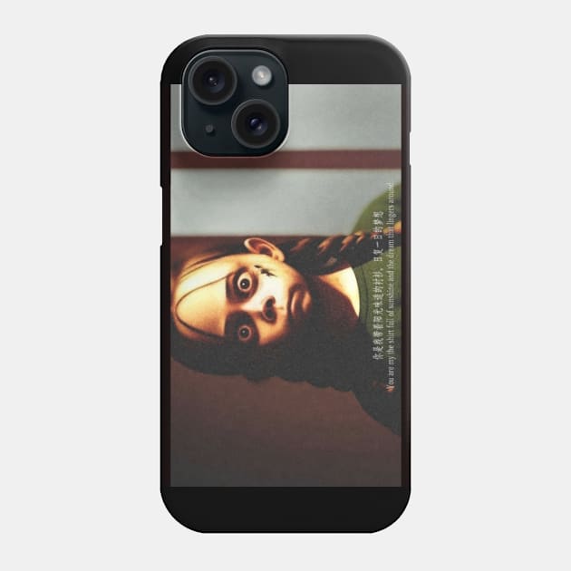 Creepy girl fake movie Phone Case by Evil Eye