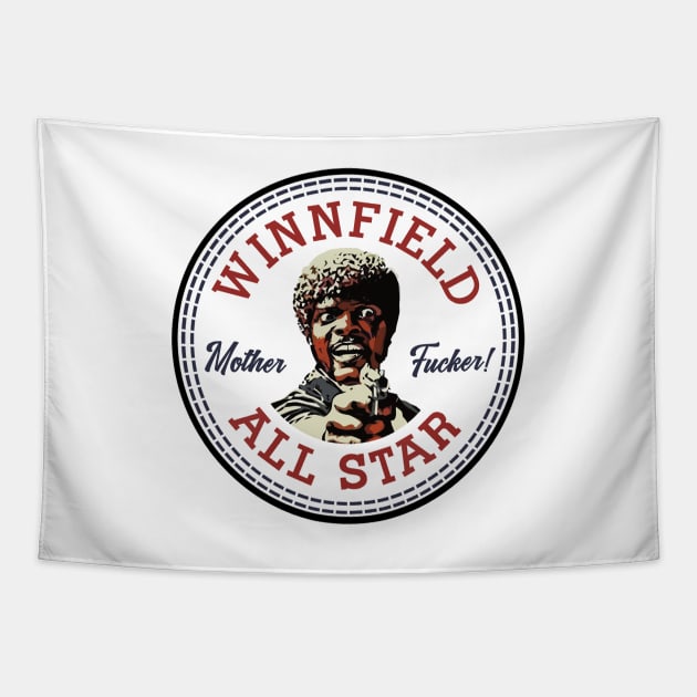 Jules Winnfield All Star Tapestry by NotoriousMedia