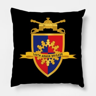 149th Armor Brigade w Br - Ribbon X 300 Pillow