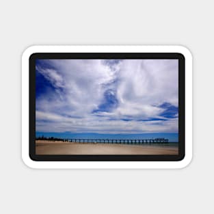 Beach and Pier Landscape Magnet