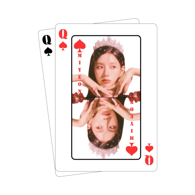 Playing Card Miyeon Queencard (G)I-dle by wennstore