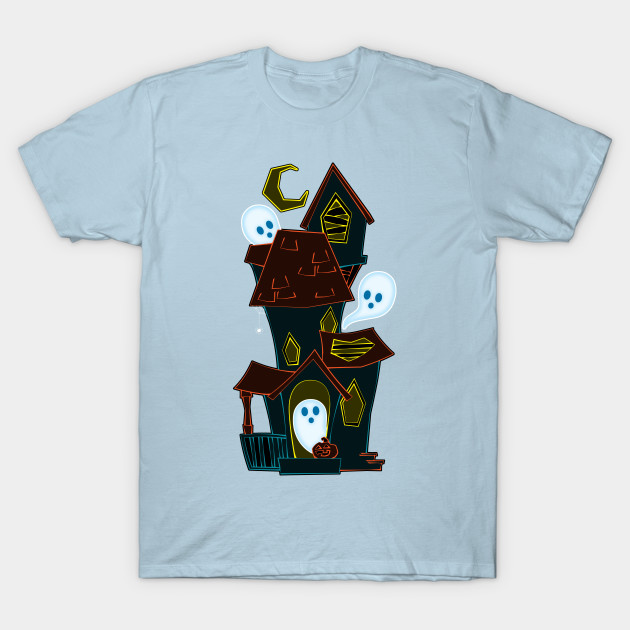 Discover A Spooky Ghost House - Haunted House - T-Shirt